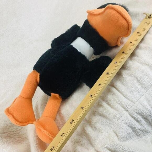 Vintage Daffy Duck Stuffed Plush 12Toy 24k Looney Tunes VGC​ - Picture 5 of 5